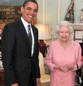 Queen Elizabeth With President Obama