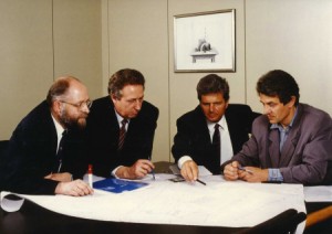SAP Founders 1988 -- Klaus Tschira On The Left